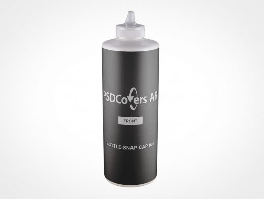 Snap Cap Bottle Mockup 2