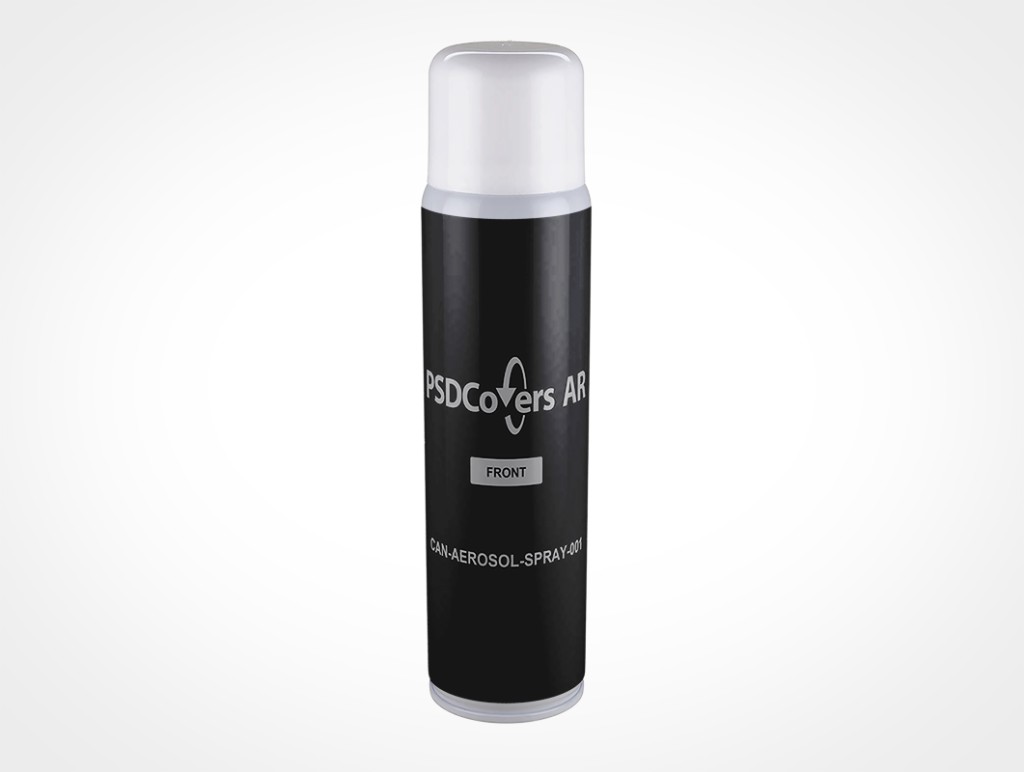 Aerosol Spray Can Mockup 1