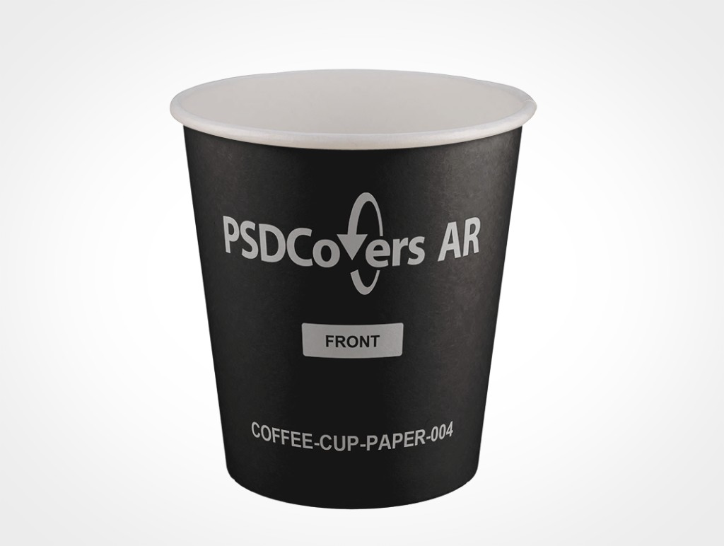 Disposable Coffee Cup Mockup 4