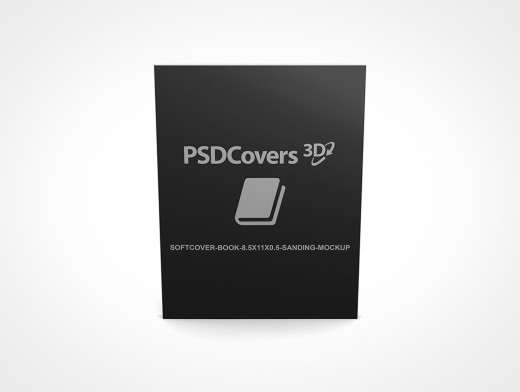 Standing 8.5X11 Softcover Book Psd Mockups • Psd Mockups